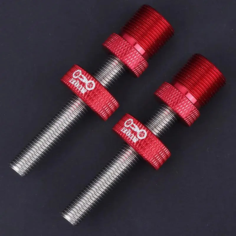 Bike Bottom Bracket Removal Tool Universal Bicycle Square Spline Axis Zpaxo 2PCS Red