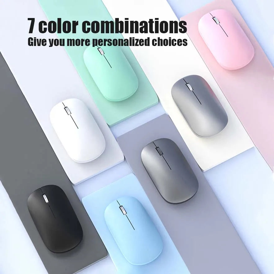 Wireless Bluetooth Mouse Dual Mode DPI Adjustable Type-c Rechargeable Zpaxo
