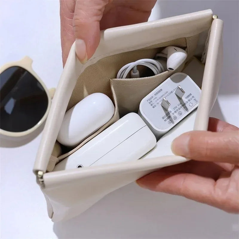 Small Makeup Bag Data Mini Portable Cable Digital Storage Zpaxo
