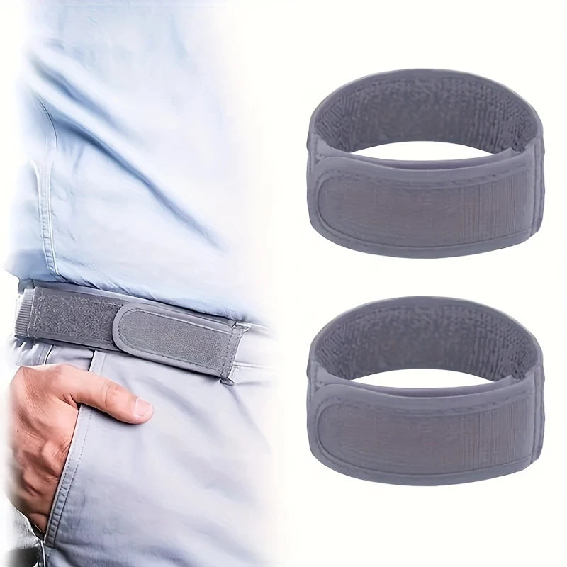 Unisex No-buckle Elastic Belt Adjustable Invisible Casual Versatile Zpaxo