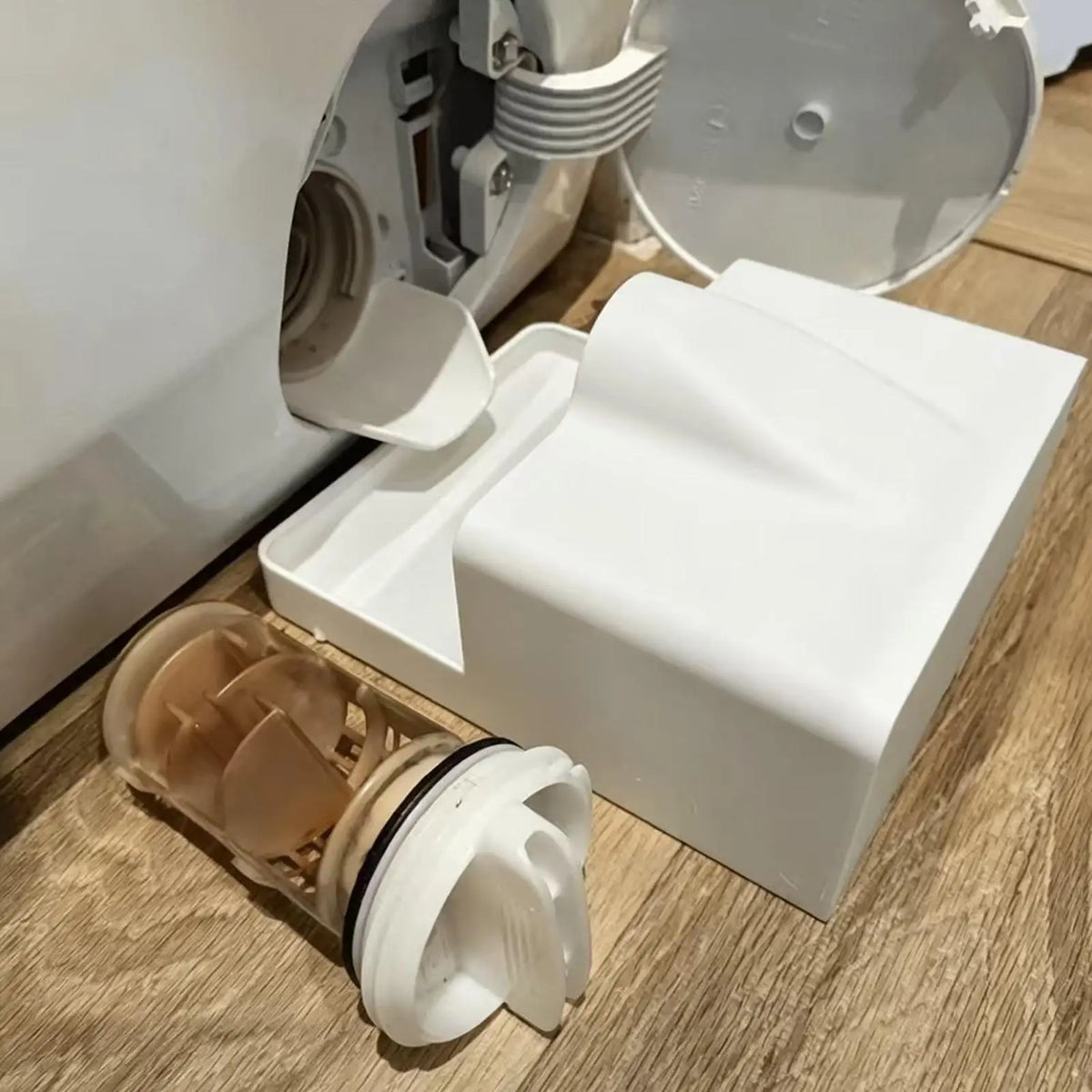 Washing Machine Drain Tray Leak Proof Funnel Compact Catcher Water Zpaxo