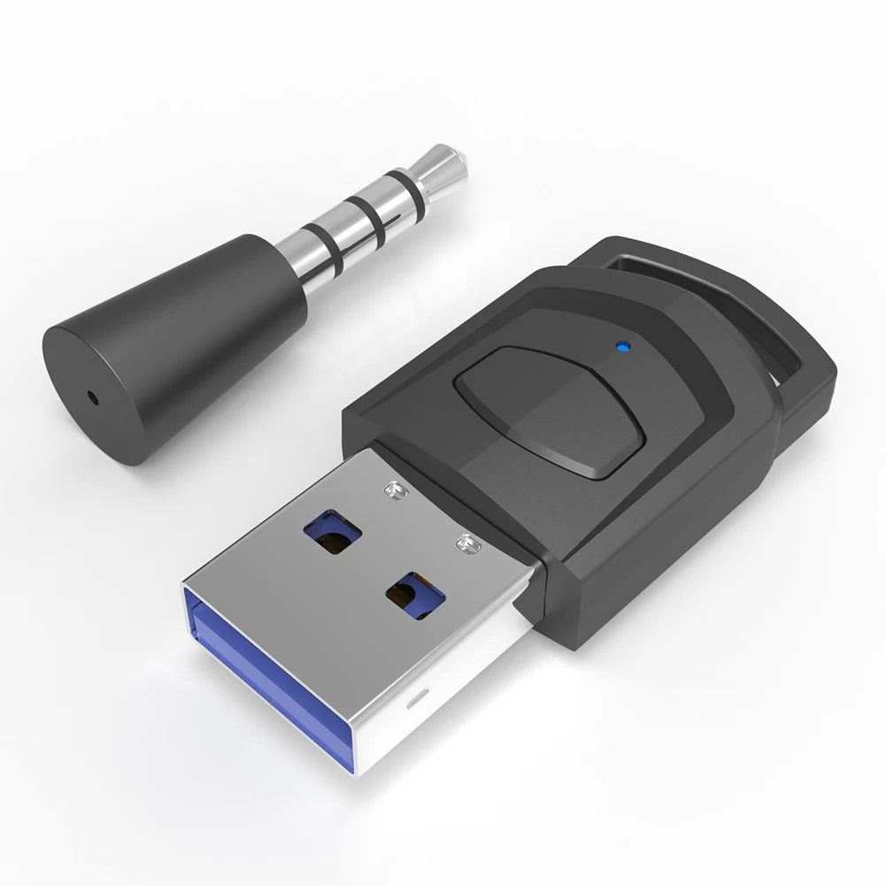 Bluetooth Wireless Headset Adapter Transmitter PS5 PS4 Receiver Zpaxo as show