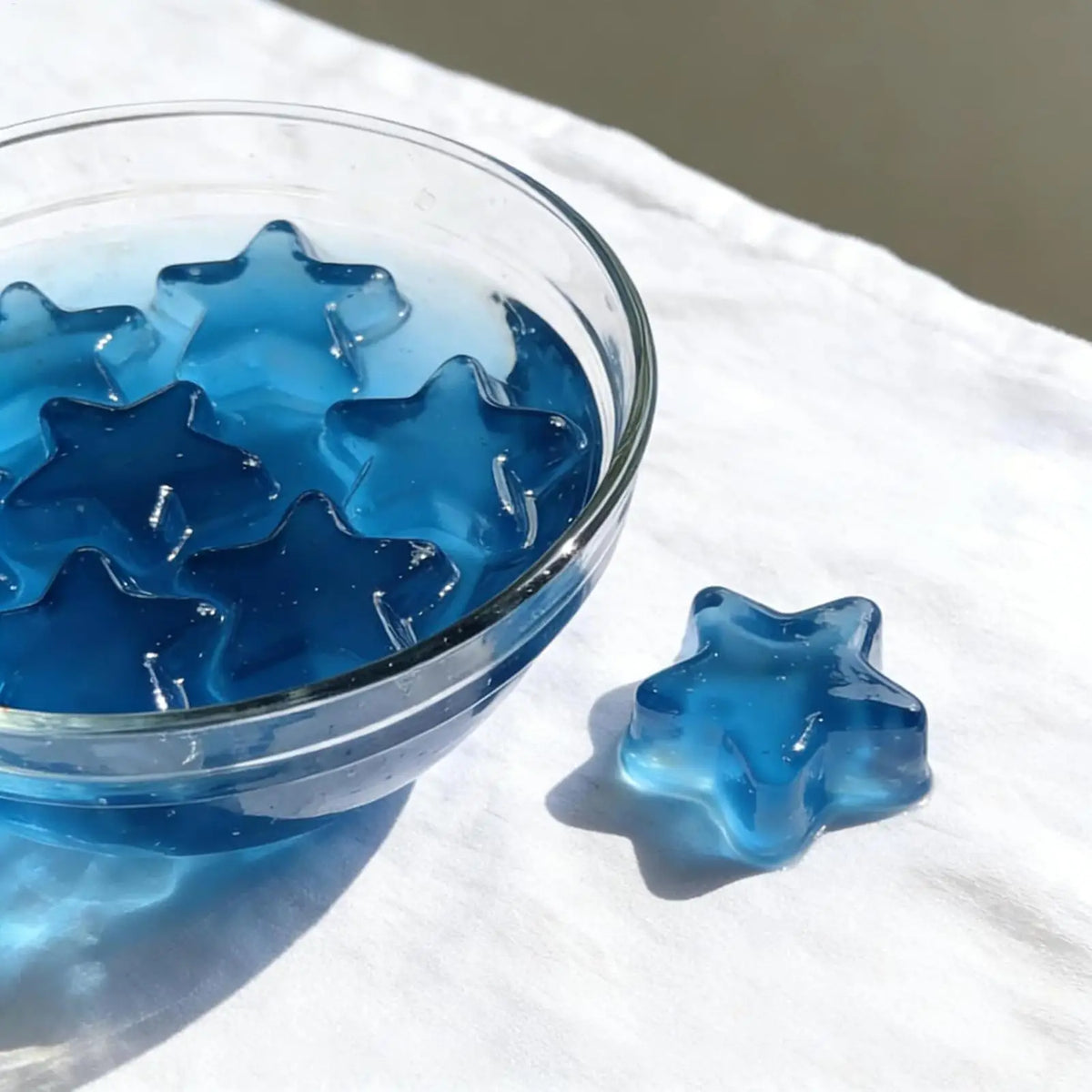 Star Silicone Mold 15 Cavity Blue Shape Easy Release Ice Cube Tray Zpaxo