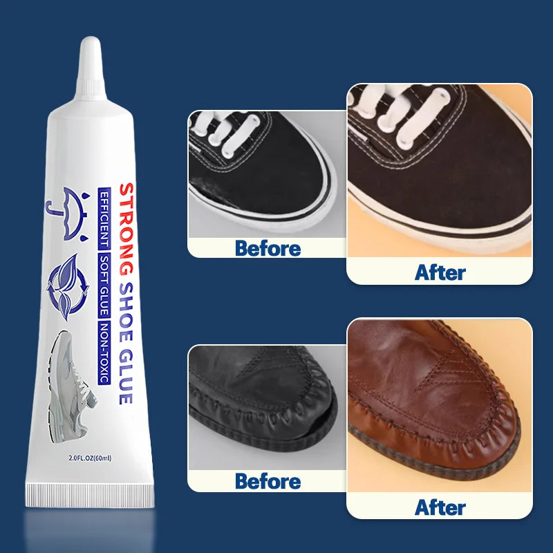 60 120 Universal Shoe Repair Adhesive Transparent Leather Sealant Zpaxo