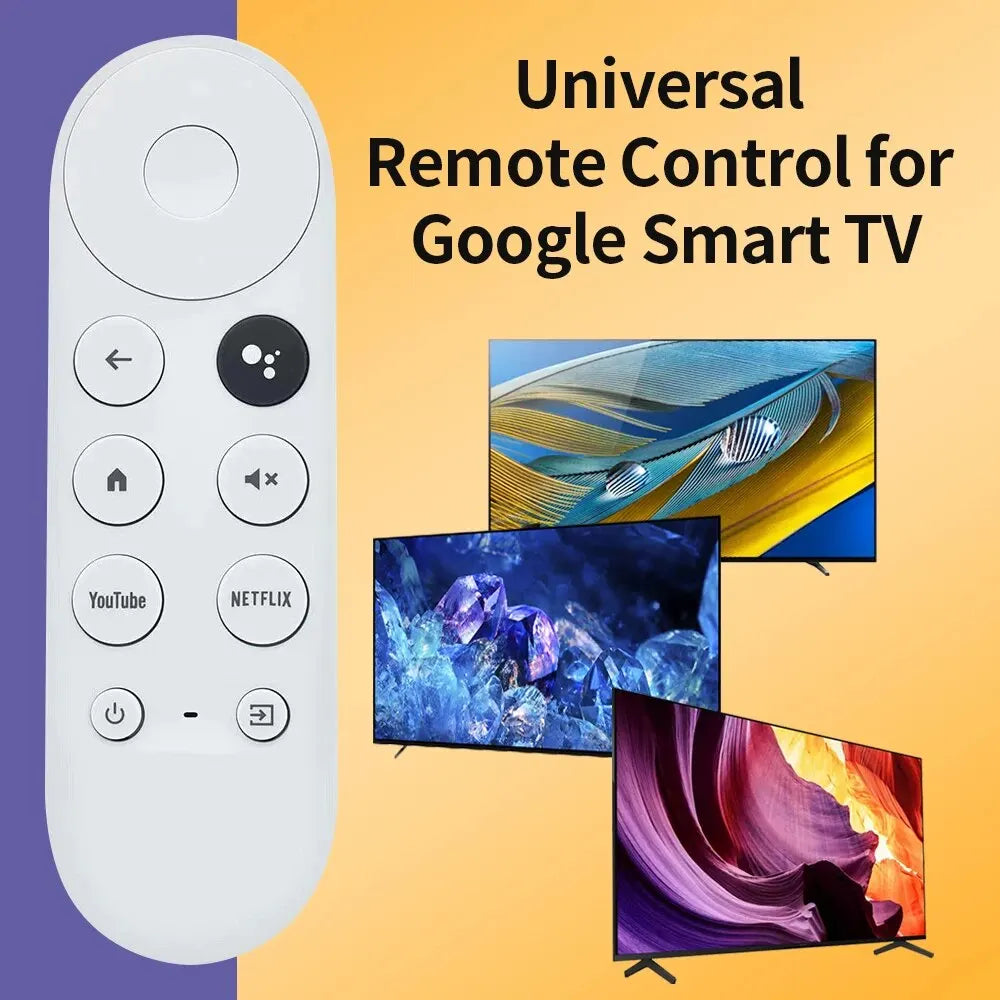 G9N9N Remote Bluetooth-compatible Voice Replacement Universal Remote Control Remote Controller for Google TV Chromecast 4K Snow Zpaxo