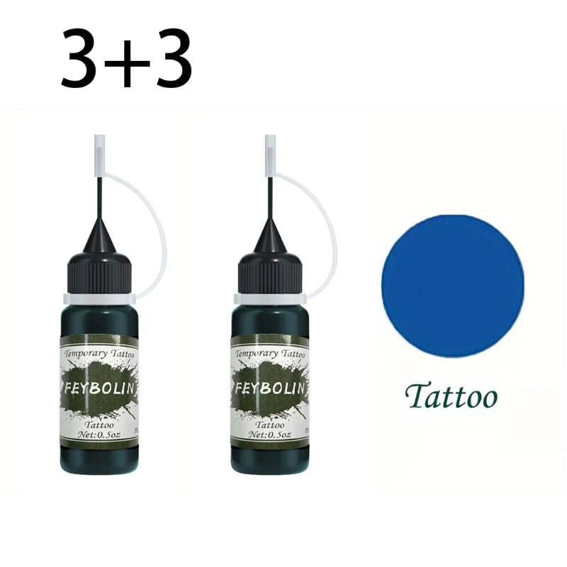 1 Tattoo Juice Paste Temporary Body Art Painting Cream Easy-to-use Zpaxo 2pcs-tattoo