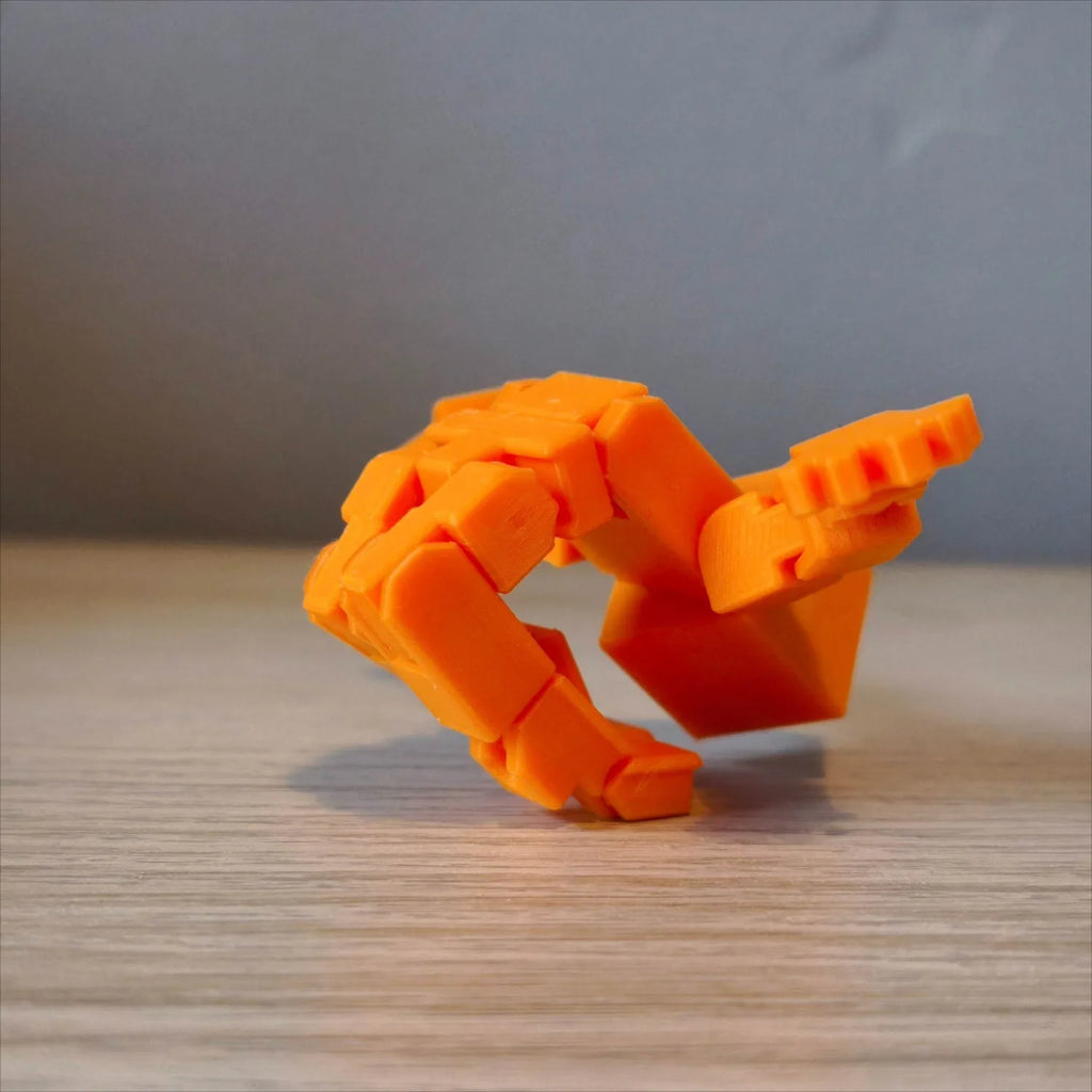 3D Printed Multi Joint Movable Mechanical Doll Model Design Custom Zpaxo