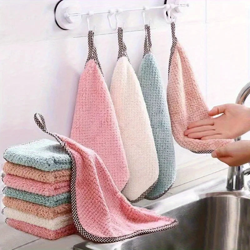 Thickened Towels Soft Absorbent Reusable Kitchen Bathroom Car Window Zpaxo
