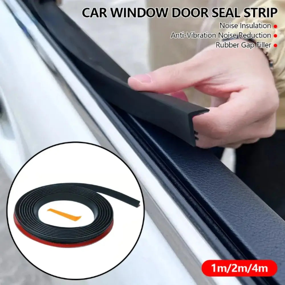 Rubber Material Car Rubber Sealing Strips Universal Fit Windproof Noise Insulation Strip Anti-Rattle Soundproofing Zpaxo