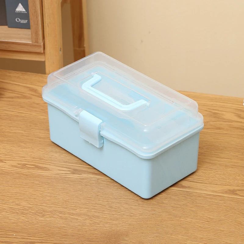 CM3 Layers Large Capacity Storage Box Foldable Multifunctional Zpaxo Blue