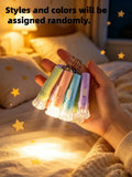 10 20 LED Flashlight Keychain Portable Plastic Key Ring Toy Will Be Zpaxo Colorful 10Pcs