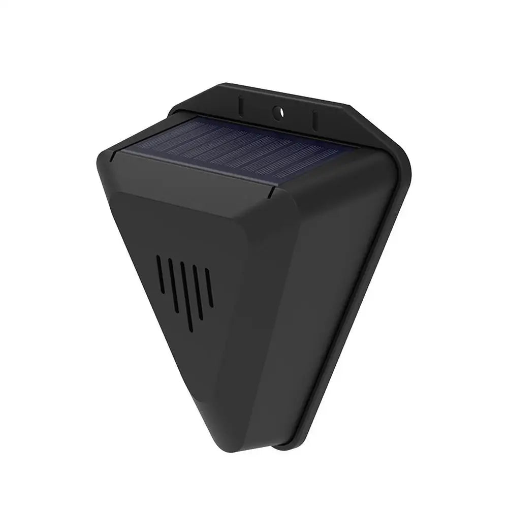 Solar Timer Bird Repeller 13 Sound Waterproof Repellent Alarm Outdoor Zpaxo Black