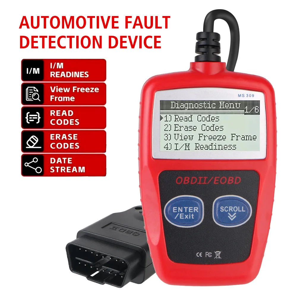 OBD 2 Scanner Fault Code Clear Car Diagnostic Tools OBD2 Reader 16 Zpaxo
