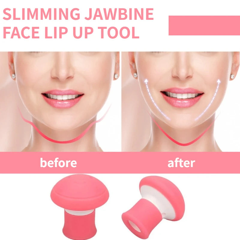Silica Gel Face Lifting Mouth Jaw Exerciser Slimming V-line Shaping Zpaxo