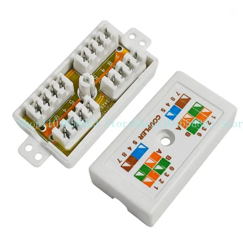 Cat6 Junction Box RJ45 Splices Connectors Unshielded Down Type Coupler for Cat6 Ethernet Cable Accessories Zpaxo China Mainland