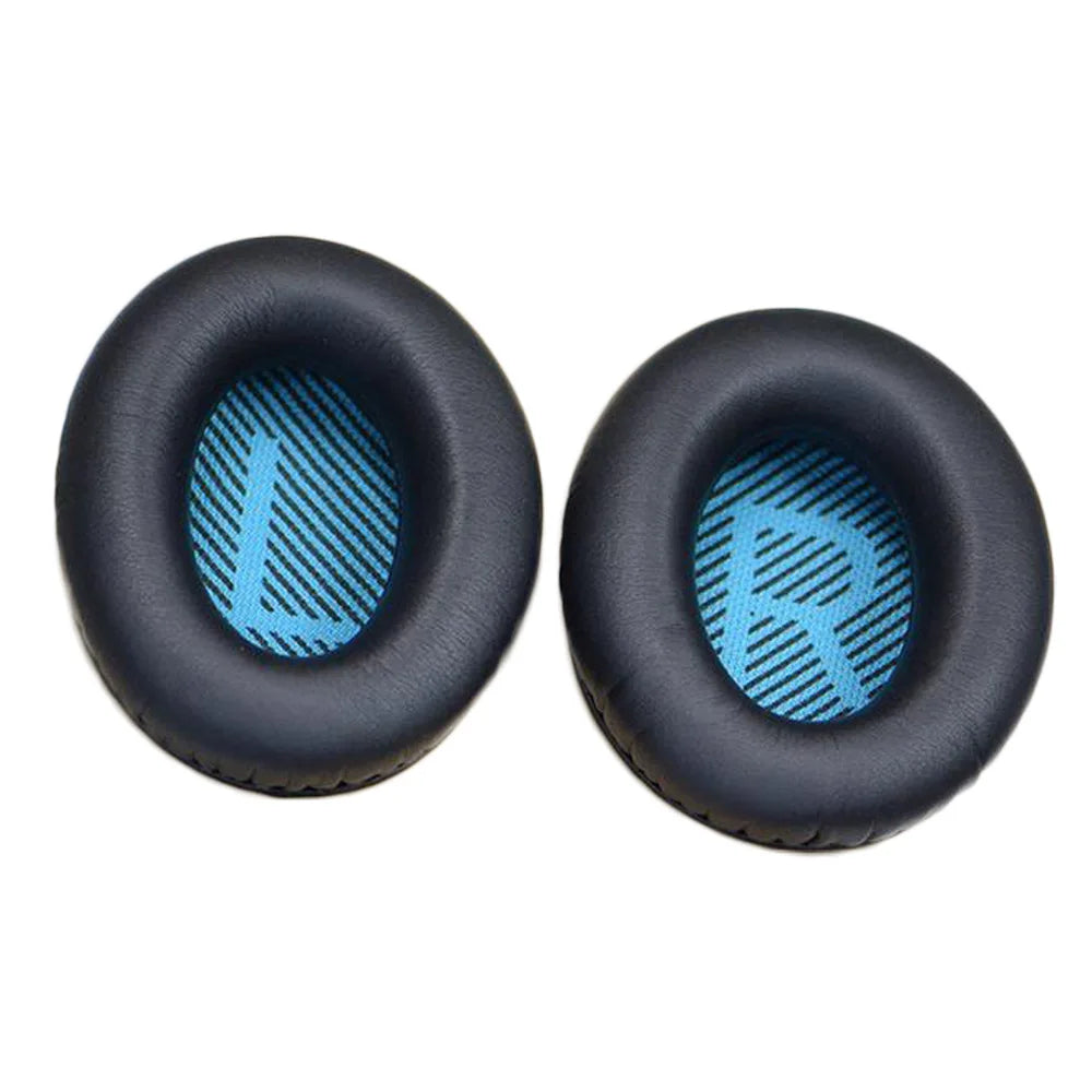Replacement Earpads For Bose QC2/QC15/QC25/QC35 AE2/2W/2i Headphones Ear Pads Memory Foam Ear Cushions Accessories Repair Parts Zpaxo Black Blue LR