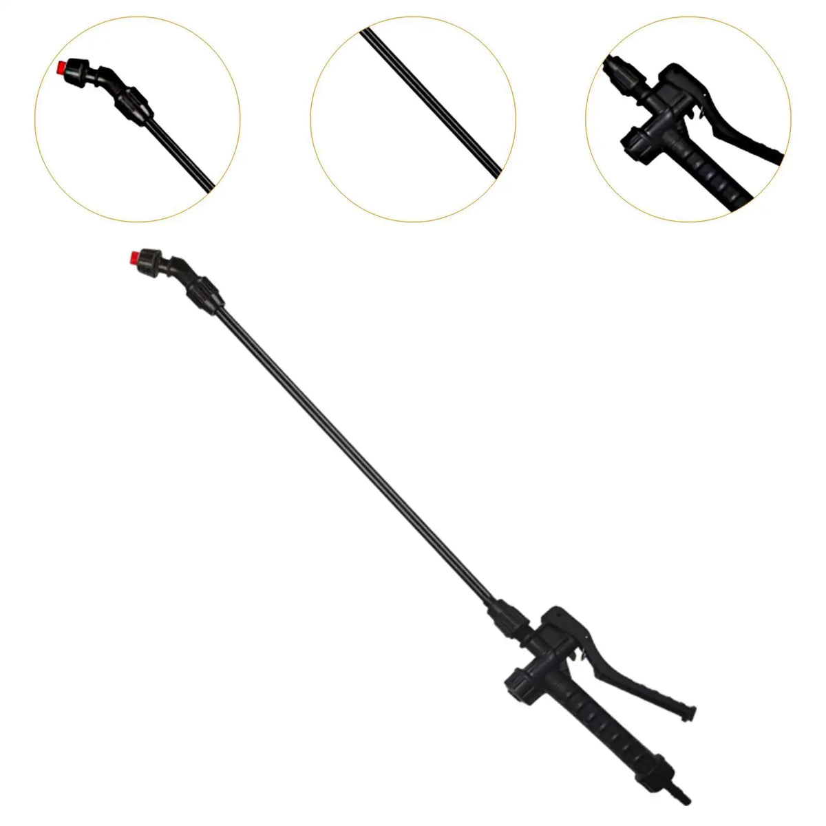Gardening Sprayer Wand Metal Extension Atomization Water Spray Attachment for Outdoor Garden Fruit Tree Care Zpaxo