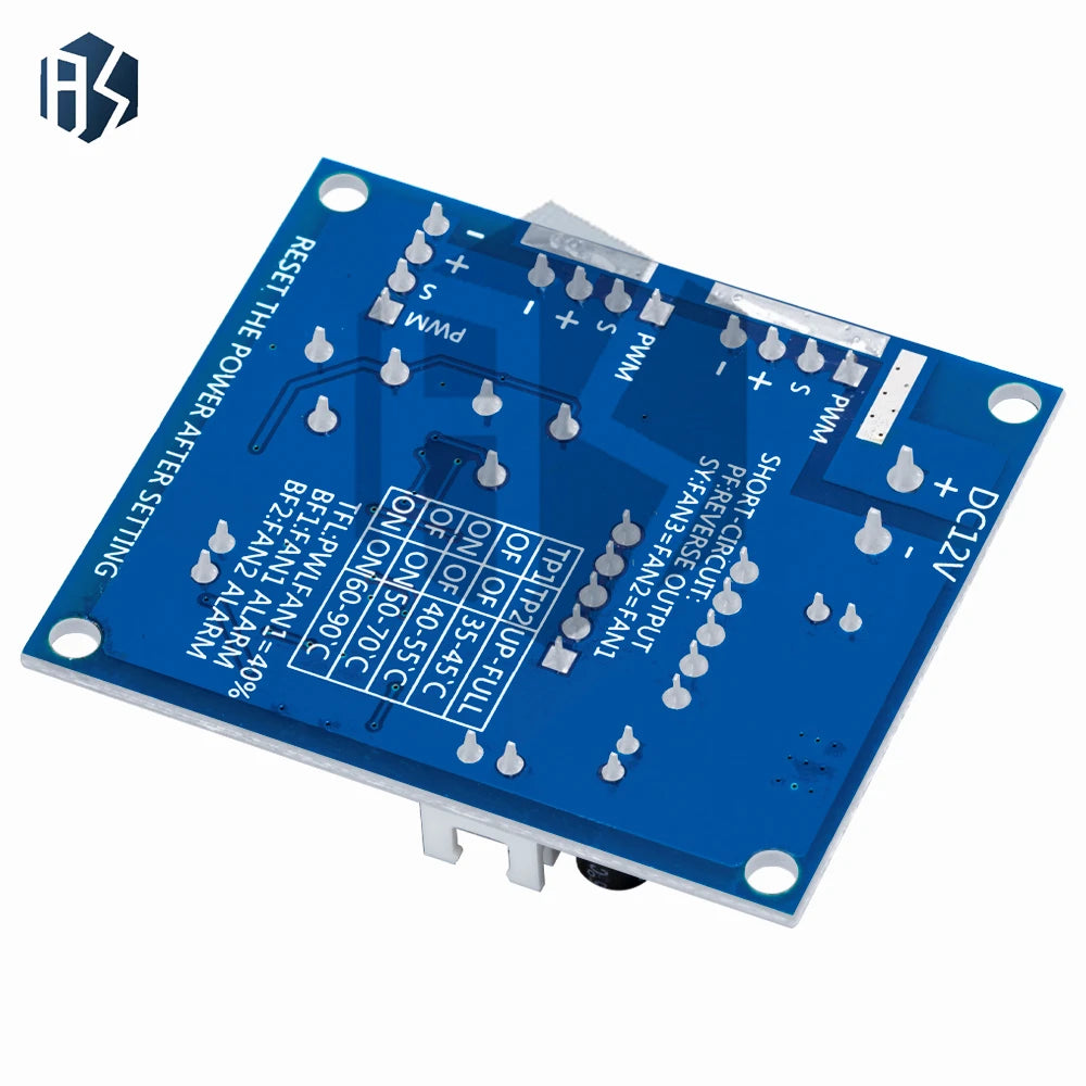 DC 12V 5A PWM CPU Fan Temperature Control Speed Controller Module Zpaxo