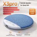 2026 Wireless Pillow Speaker Sleep Aid Bluetooth Under Machine White Zpaxo blue