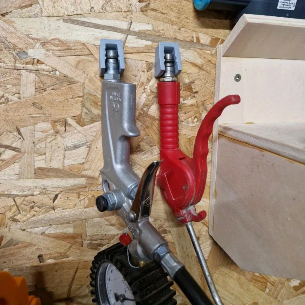 Pneumatic Tool Wall Mount Simple Practical Design Perfect Storing Zpaxo