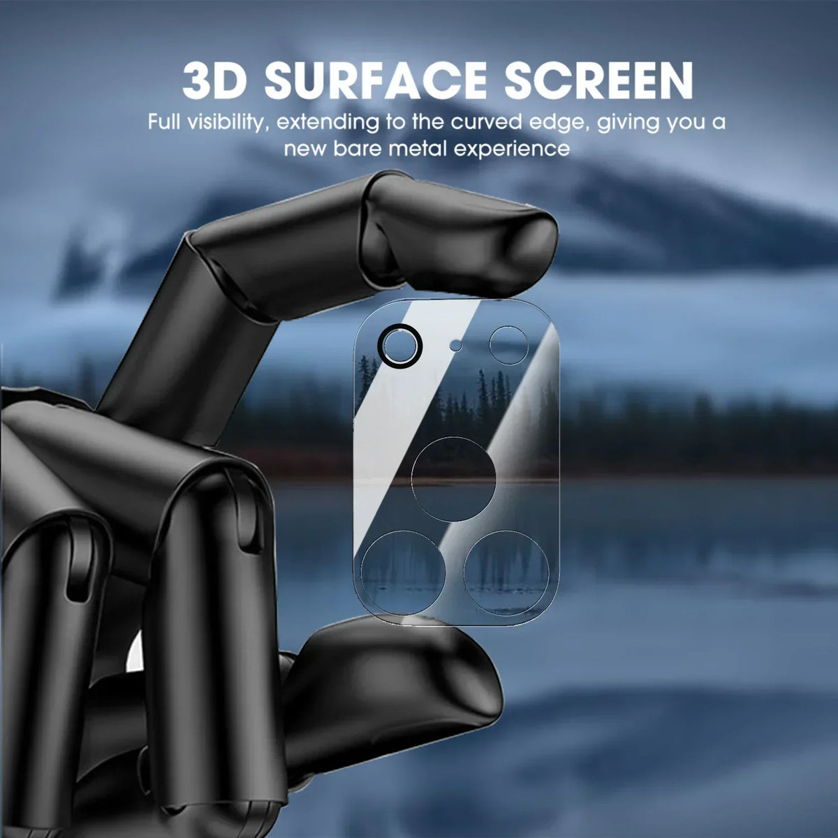 3D Camera Lens Back Glass Protector Apple Iphone 17 Max Tempered Zpaxo