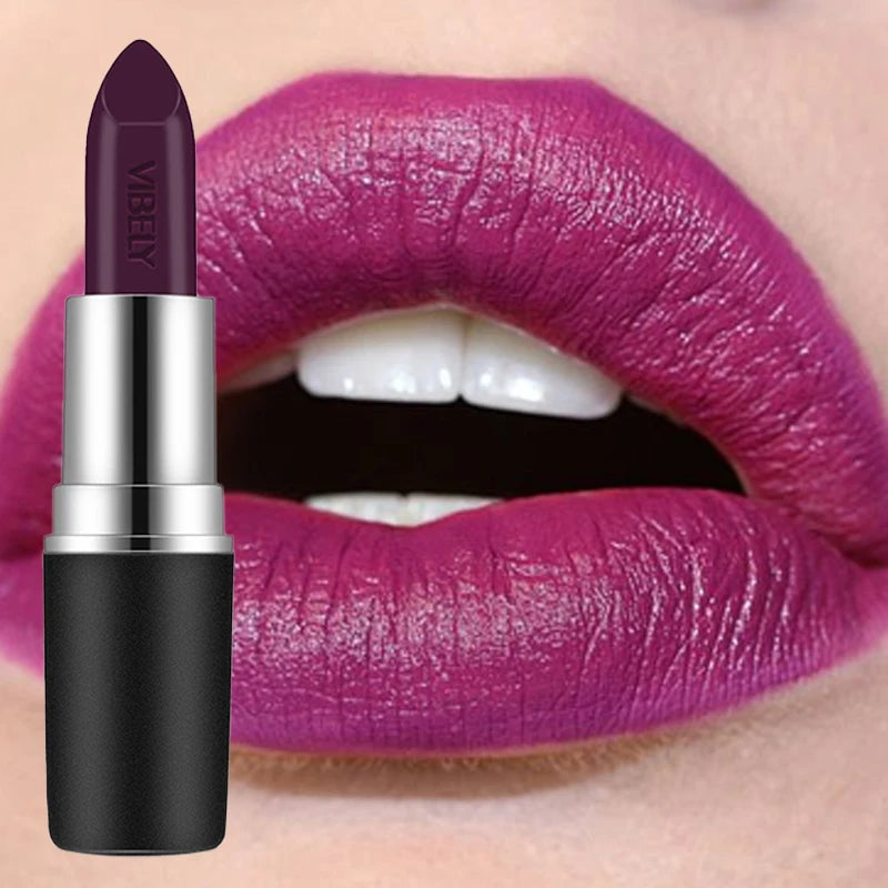 Matte Velvet Waterproof Lipstick | 29 Shades, 12H Wear