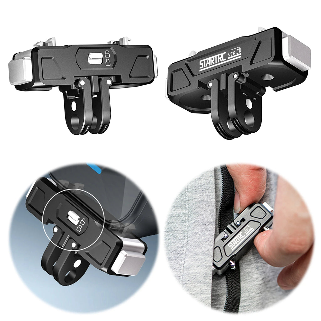 Magnetic Adapter Mount Aluminum Alloy Quick Release Expansion Bracket Zpaxo