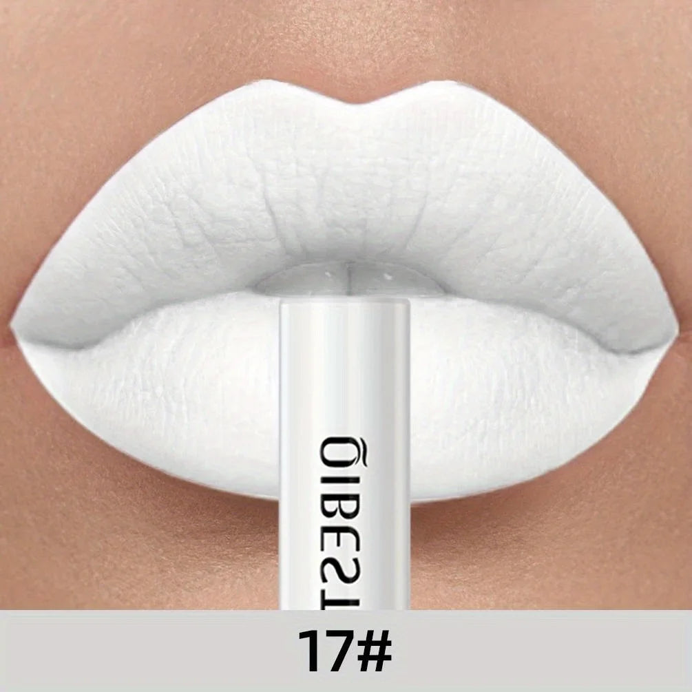Matte Liquid Lipstick Waterproof Long Lasting Velvet Mate Nude Red Lip Gloss Lint Tube Makeup Cosmetic Lipsticks Lipgloss Zpaxo 17