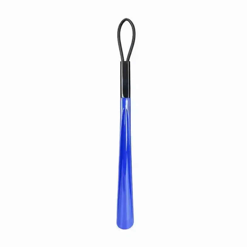 Ultra Long Bending-free Plastic Shoe Horn Strength-tested Longevity Zpaxo Blue