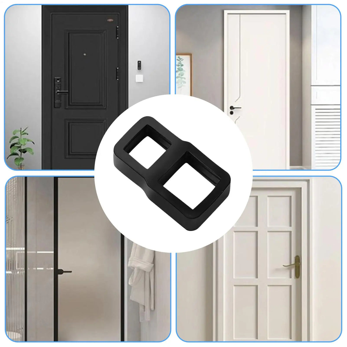 Silicone Door Stopper Protective Handle Outdoor Portable Noise Zpaxo