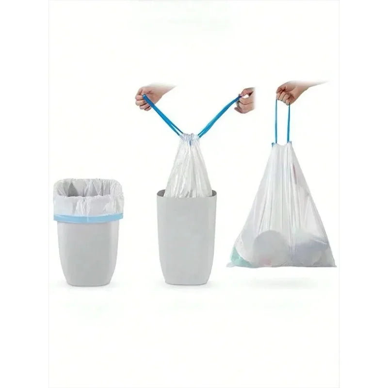 45X50 Household Garbage Bag Drawstring Large Thickening Portable Pull Zpaxo