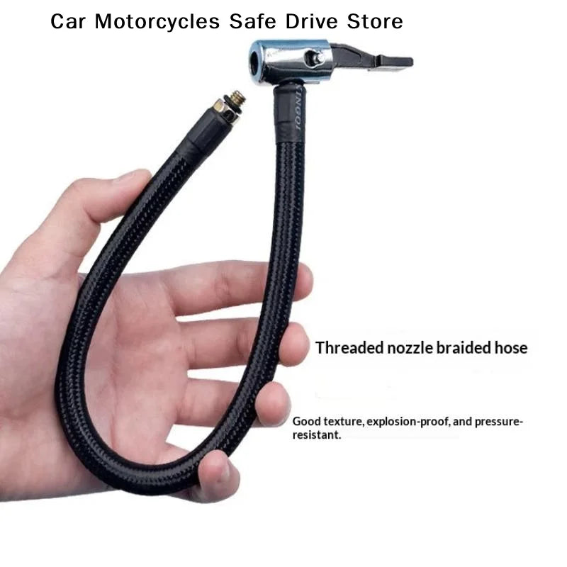 CMCar Tire Inflator Hose Inflatable Air Pump Extension Tube Adapter Zpaxo