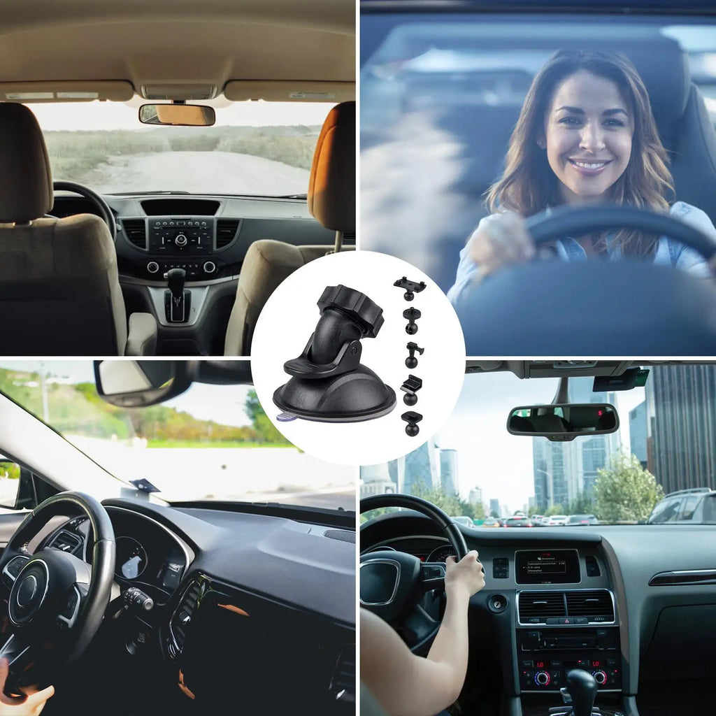 Car Camera Mount Rotatable Bracket Suction Cup Dash Cam Replacement Zpaxo