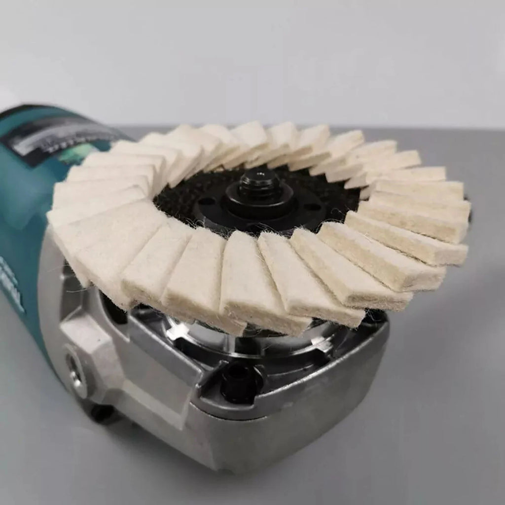 Wool Polishing Wheels Buffing Pads Angle Grinder Accessories Grinding Zpaxo