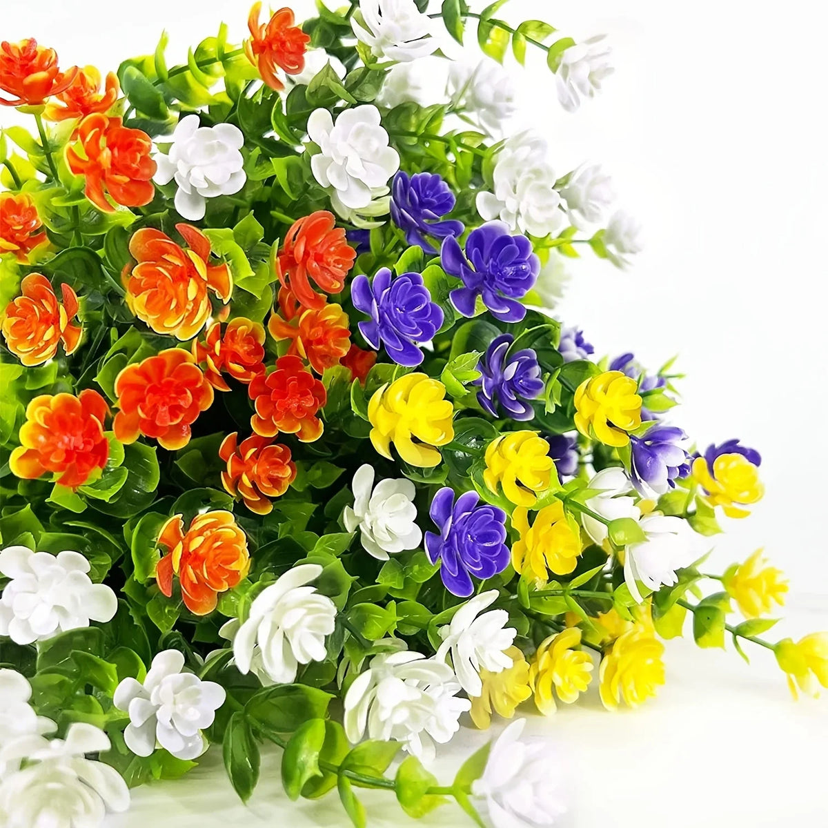 3 Artificial Flowers Home Garden Decor Realistic Simulation Floral Zpaxo