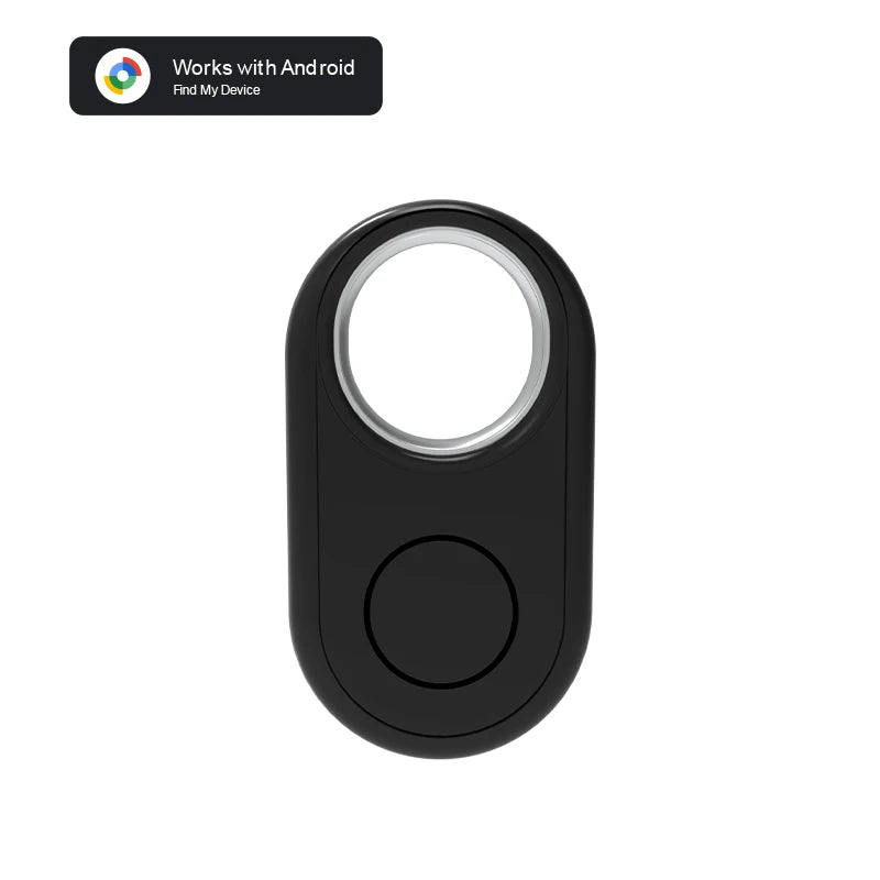 Tracker Tags For Android Bluetooth GPS Smart Tag Works With Google Find My APP Tracking Locator Device Item Finder For Keys Bag Zpaxo Black