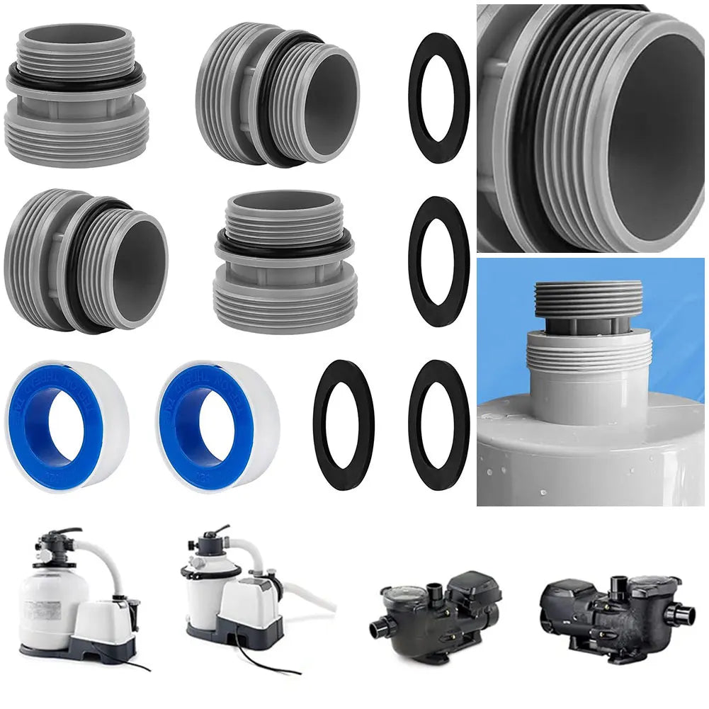 Pool Hose Adapter Clamp Washer Pump Connector Filter Hoses Conversion Zpaxo
