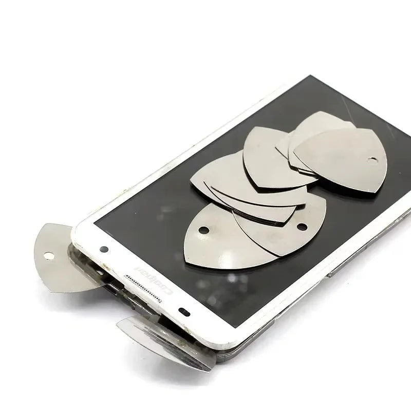 10 20 Triangle Metal Phone Opening Tools Picks Pry Opener Mobile Ipad Zpaxo