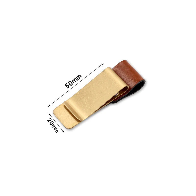 Metal Stainless Steel Pen Clip Retro Holder Notebook Clamp Student Zpaxo B