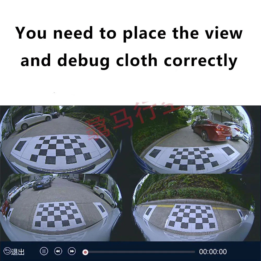 Debugging Cloth Correction 360 Panoramic Surround-view Image System Zpaxo