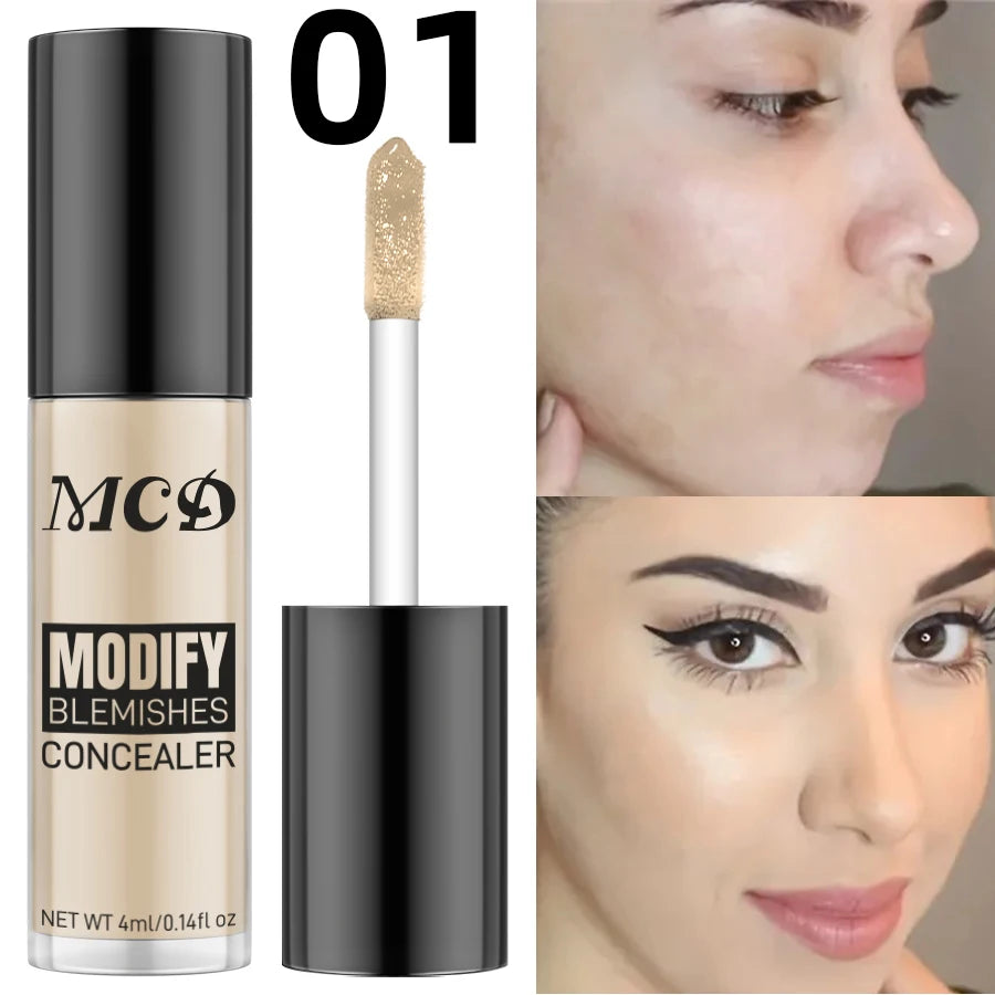 8 Colors Liquid Foundation Effective Concealer Waterproof Profession Zpaxo 01