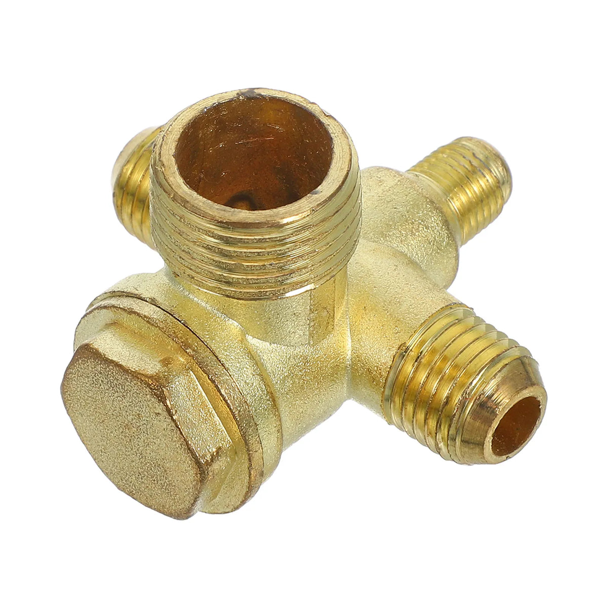 Air Compressor Valve 4 Ways Threaded Check Non-return Pneumatic Zpaxo