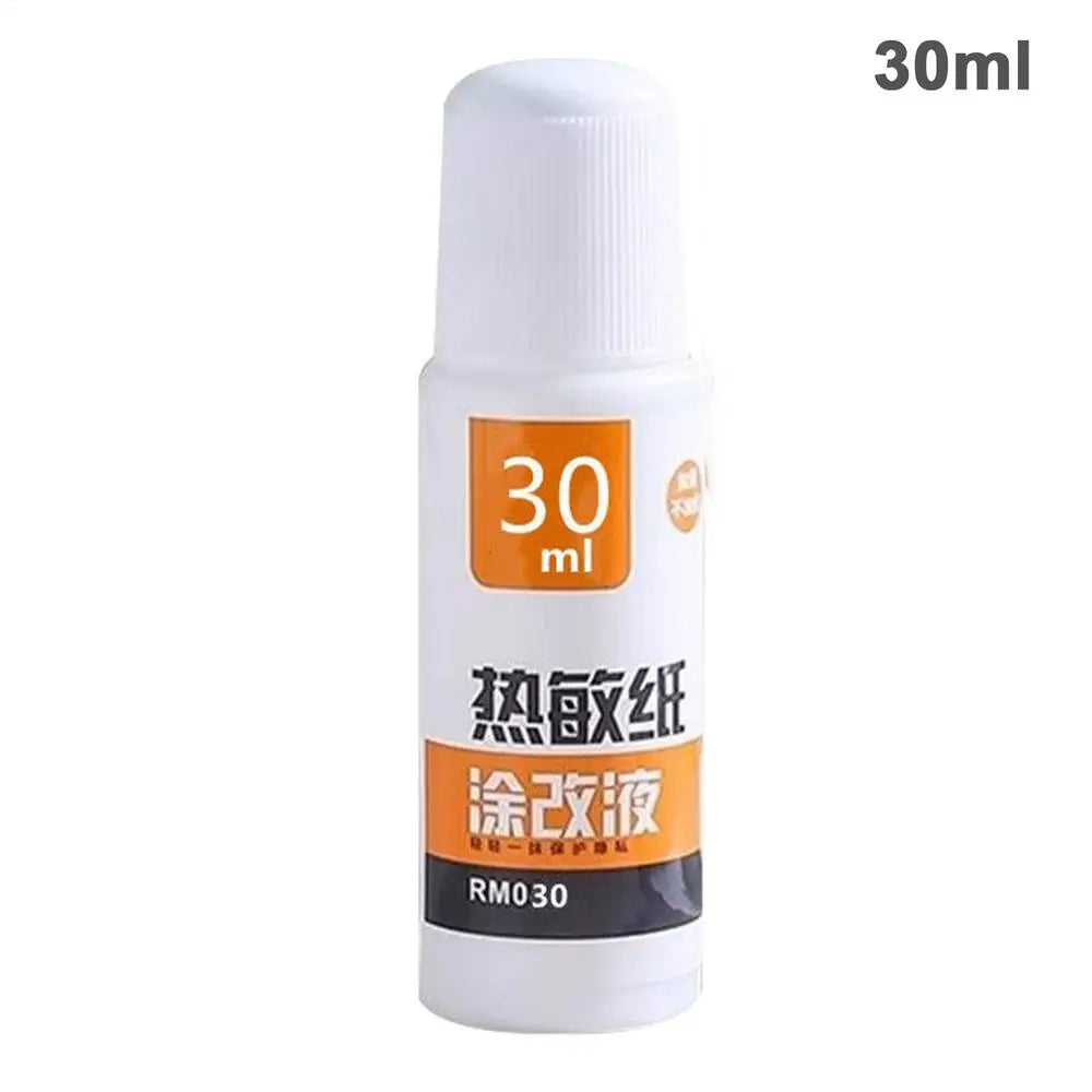 Thermal Paper Correction Fluid Fast-drying Privacy Protection Parcel Zpaxo 30ML