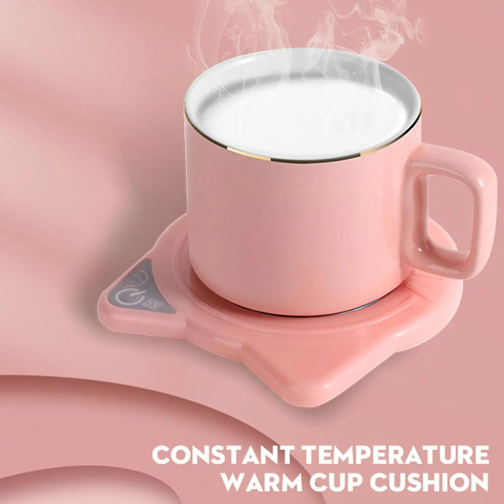 Smart Mug Warmer Cup Heating Pad Fast Precise Temp Control Auto Shut Zpaxo
