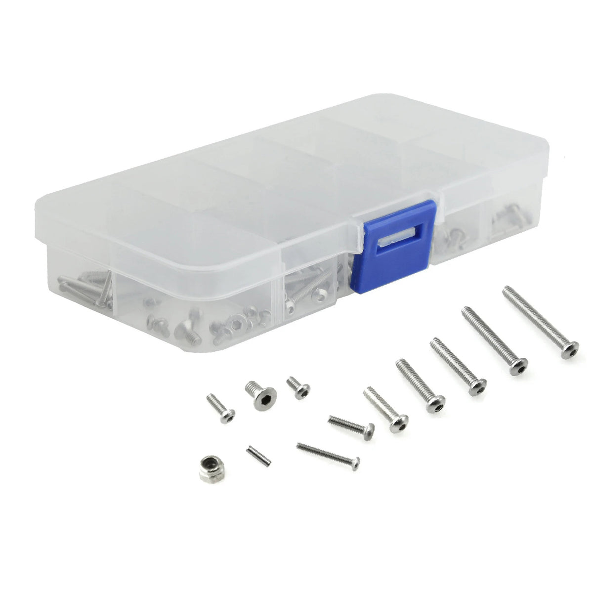 1 Box M1 6 M2 5 Stainless Steel Hex Screws Nuts Hardware TRX4M 18 RC Zpaxo