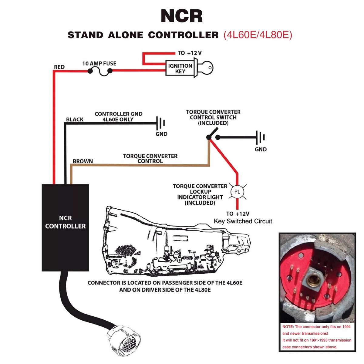 NCR80E 4L80E Stand Alone Controller Manual Conversion GM Vehicles Zpaxo