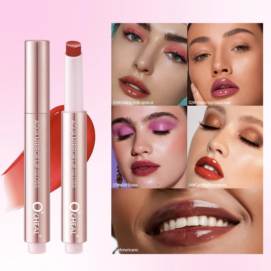 Mirror Lip Gloss Waterproof Moisturizing Lightweight Non Greasy Zpaxo