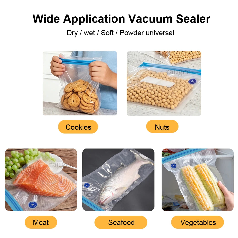 Handheld Vacuum Sealer Machine Mini Pump Portable Food Home Storage Zpaxo