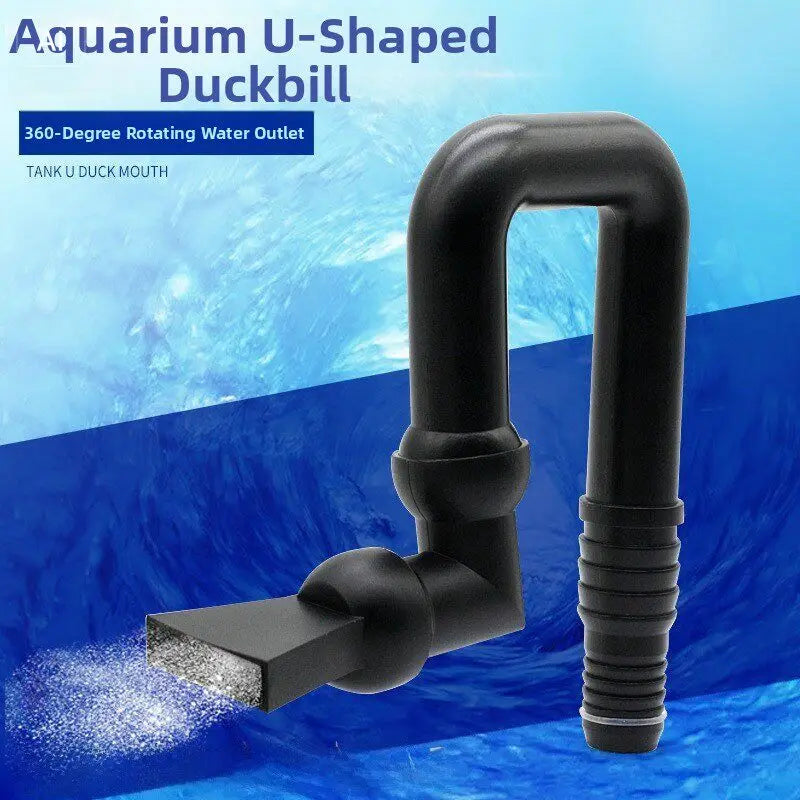 Aquarium Outlet Nozzle Universal Duckbill U-shaped Fish Tank Water Zpaxo Default Title