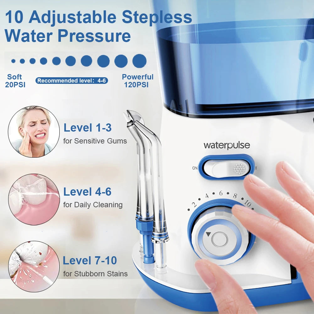 Water Flossser Oral Irrigator Pressure Dental Hygiene Flossing Teeth Zpaxo